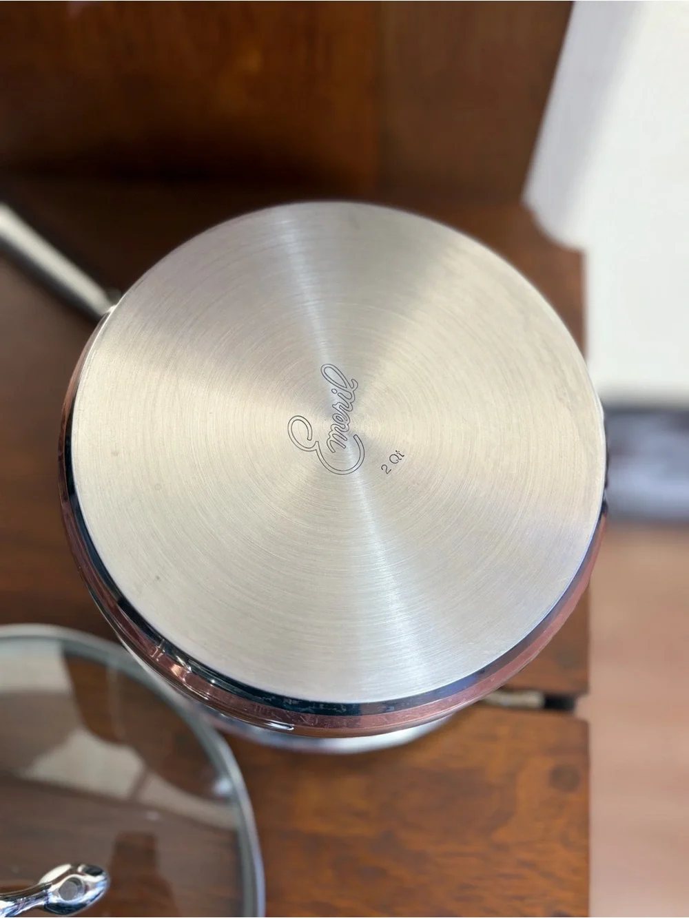 Emeril All-Clad Copper Core Stainless Steel 2 Qt Saucepan With Lid EUC